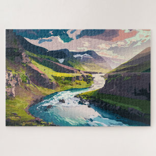 Puzzle Río Sinuoso