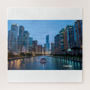 Puzzle Río Sunset de Chicago