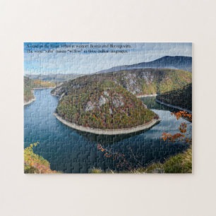 Puzzle Río Vrbas en Bosnia