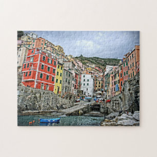 Puzzle Riomaggiore, Italia - Cinque Terre - 11x14 - PC