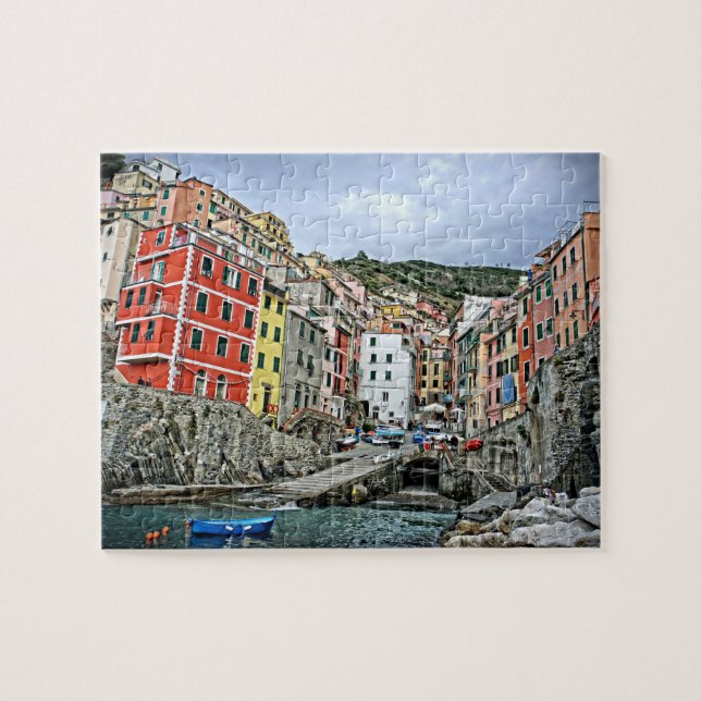 Puzzle Riomaggiore, Italia - Cinque Terre - 8x10 - 110 pc (Horizontal)