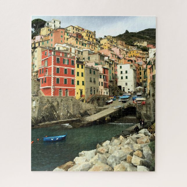 Puzzle Riomaggiore, Italia - las Cinque Terre -16x20 pulg (Vertical)