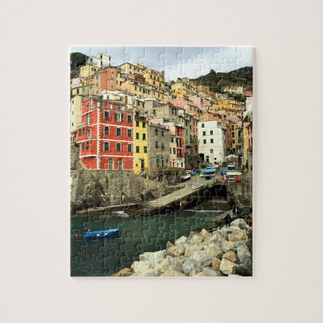Puzzle Riomaggiore, Italia - Las Cinque Terre - 8 x 10 pu (Vertical)