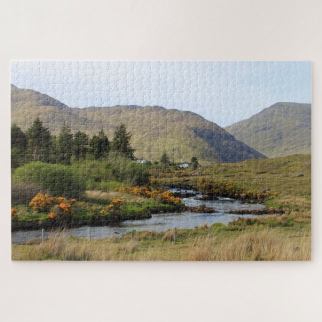 Puzzle River Landscape, Co. Mayo, Irlanda. (Horizontal)