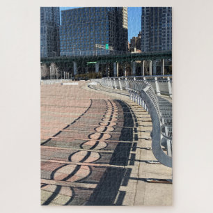 Puzzle Riverside Park Pier Shadows New York City NYC