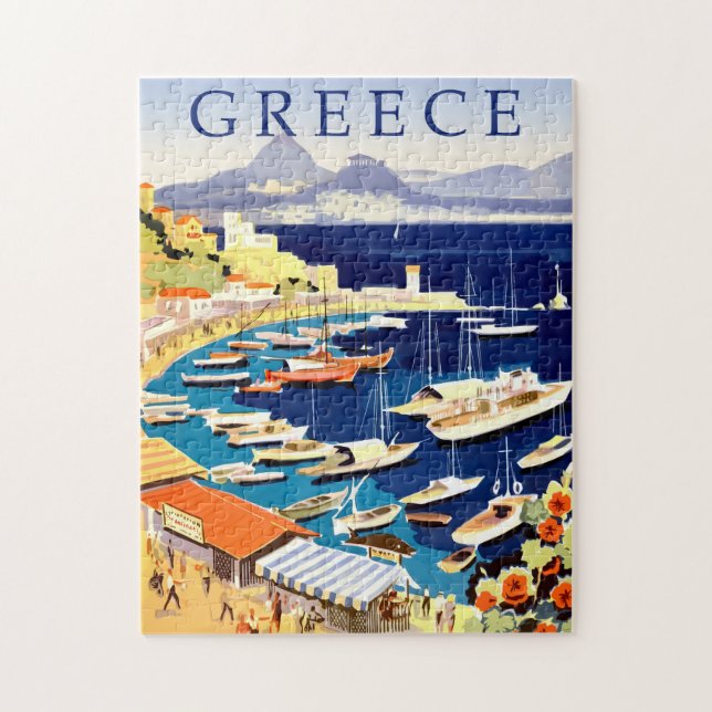 Puzzle Riviera de Grecia, (Vertical)