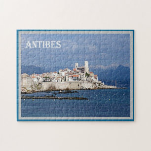 Puzzle Riviera Francesa - Costa Azul - Antibes -