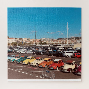 Puzzle Riviera francesa en el coche clásico de Cannes Fra