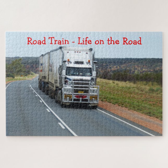 Puzzle Road Train Life on the Road Truck (Horizontal)