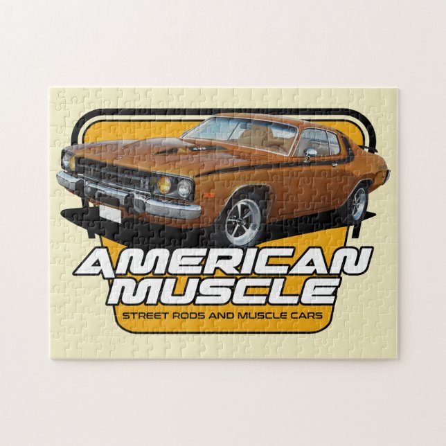 Puzzle Roadrunner americano del músculo (Horizontal)