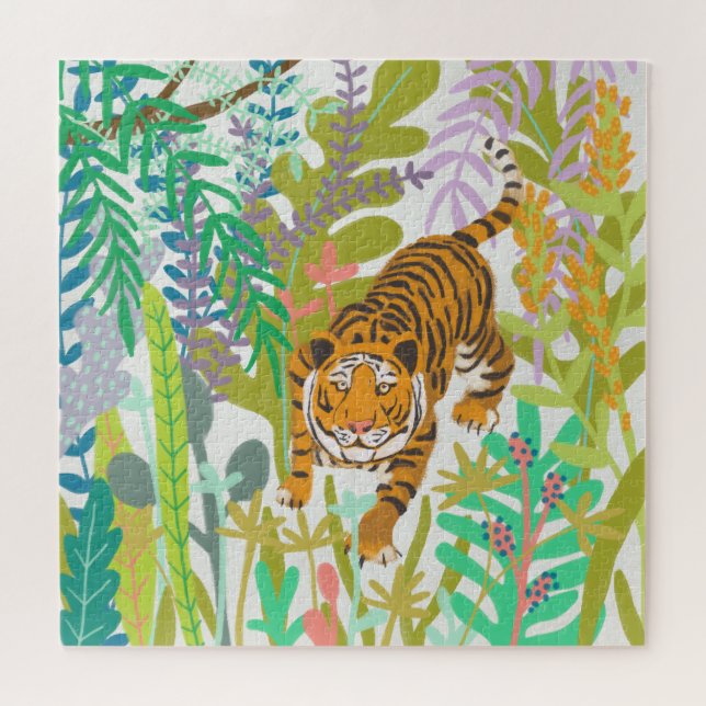 Puzzle Roar de la jungla - Tigre (Horizontal)