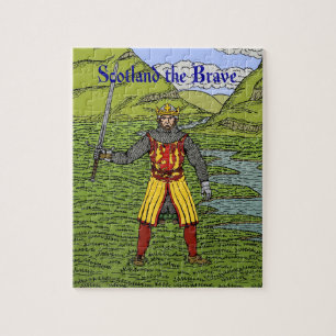 Puzzle Robert el Bruce Scotland the Brave