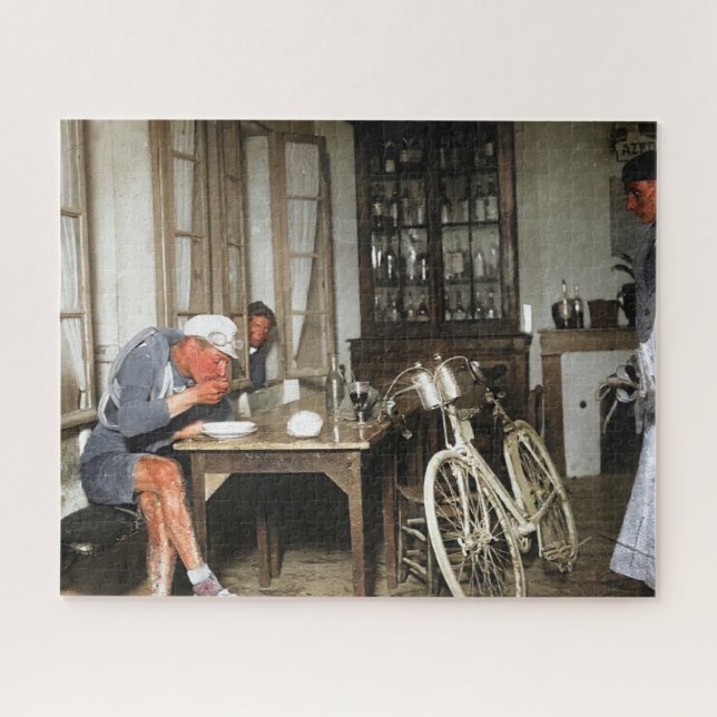 Puzzle Robert Jacquinot Tour Etapa 5 Tomando Un Descanso  (Horizontal)