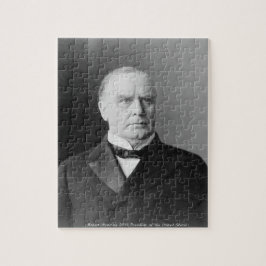 Puzzle Robert McKinley 25º Presidente de América.