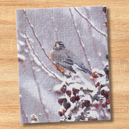 Puzzle Robin Americano Guerrero En Invierno