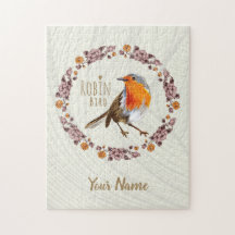 Robin Botanical Vintage Flowers para el amante de 