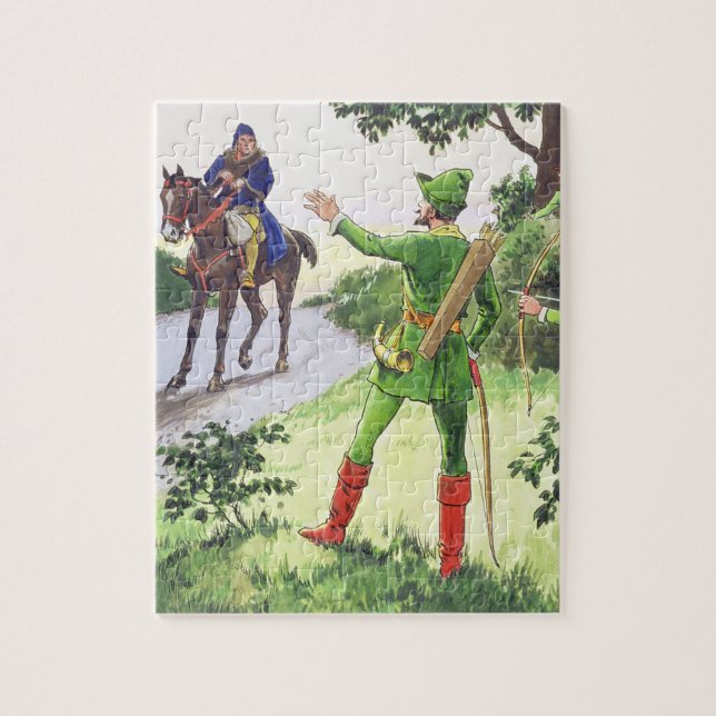 Puzzle Robin Hood, de "píos en el pasado", publicado (Vertical)