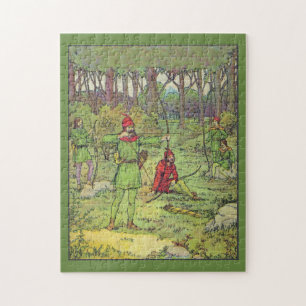 Puzzle Robin Hood en el bosque