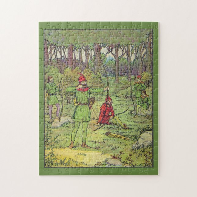 Puzzle Robin Hood en el bosque  (Vertical)
