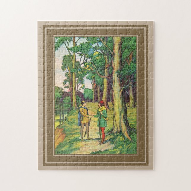 Puzzle Robin Hood Y Little John (Vertical)