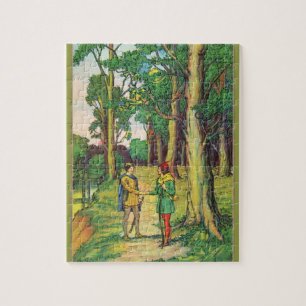Puzzle Robin Hood y pequeño Juan