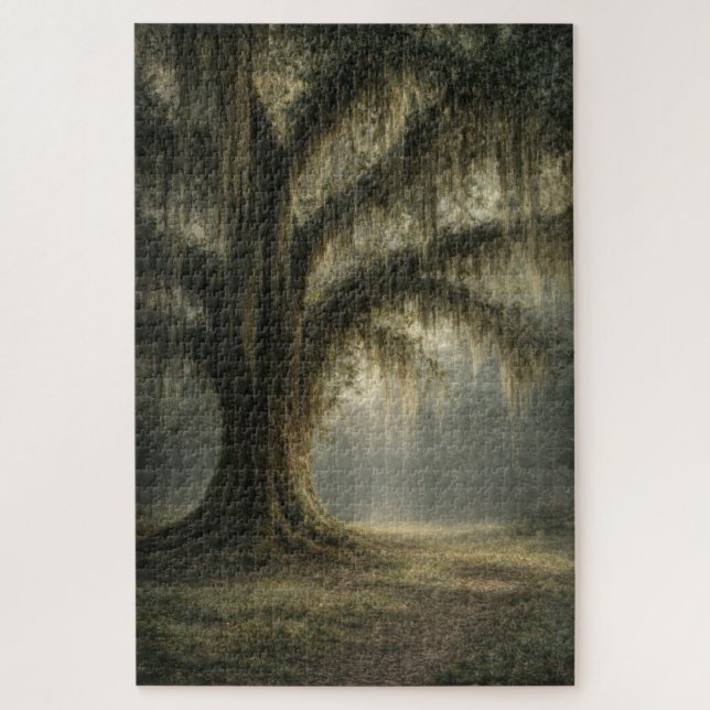 Puzzle Roble Susurrante | Paisaje Sureño Malhumorado | Ro (Vertical)