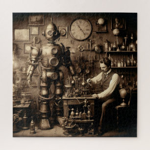 Puzzle Robot mecánico humanoide Steampunk ~ * ~ ~ ~