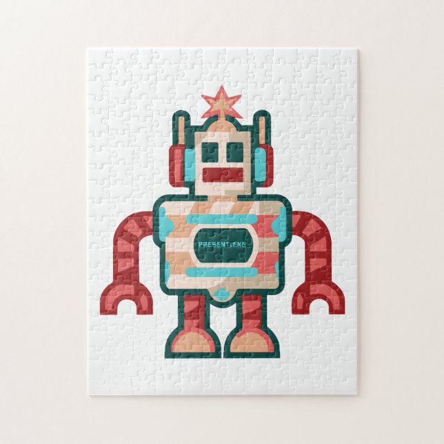 Puzzle robot navidad (Vertical)