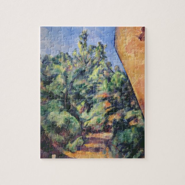 Puzzle Roca roja de Paul Cezanne el |, c.1895 (aceite en (Vertical)