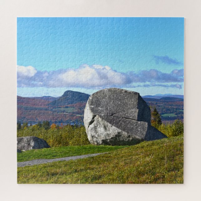 Puzzle Roca Sentinel, lago Willoughby, Vermont Jigsaw Puz (Horizontal)