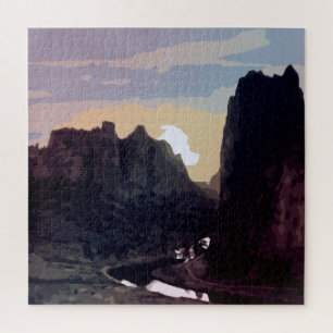 Puzzle Roca Smith al atardecer