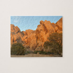 Puzzle Rocas al atardecer en el árbol de Joshua