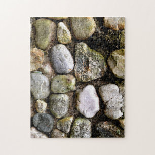 Puzzle Rocas angustiadas patrón de piedra de campo