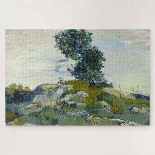 Puzzle Rocas con Roble, Pintura al Óleo de Van Gogh