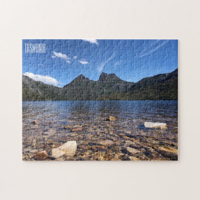 Puzzle rocas de montaña de cuna de tasmania (Horizontal)