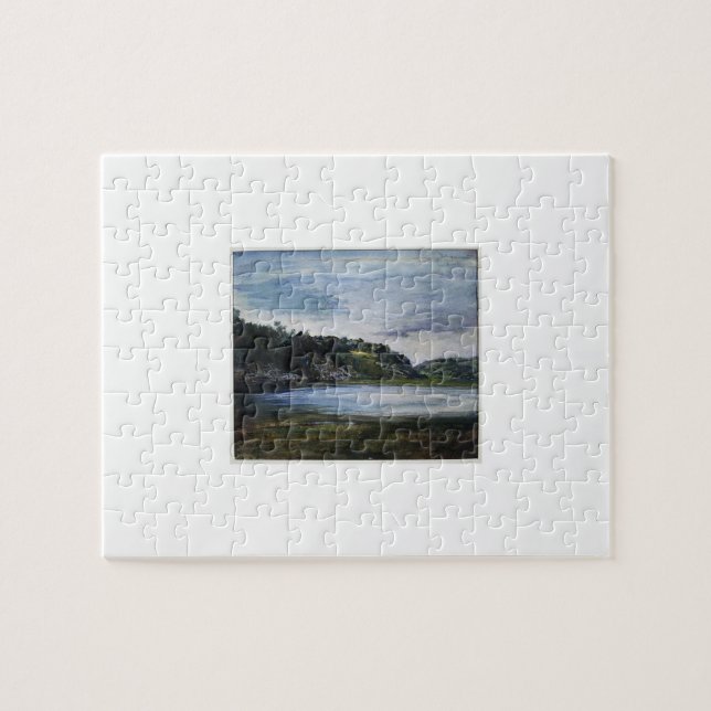 Puzzle Rocas de paraíso—Isla Rhode - John La Farge (Horizontal)