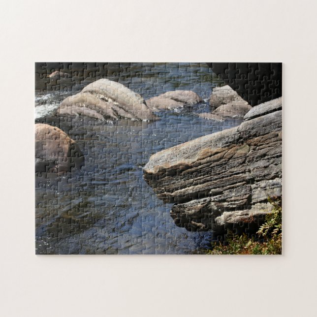 Puzzle Rocas En La Naturaleza De La Corriente (Horizontal)