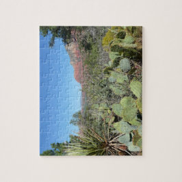 Puzzle Rocas rojas y cactus I