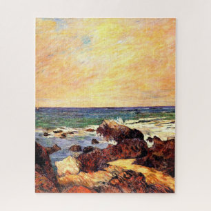 Puzzle Rocas y Mar por Paul Gauguin,