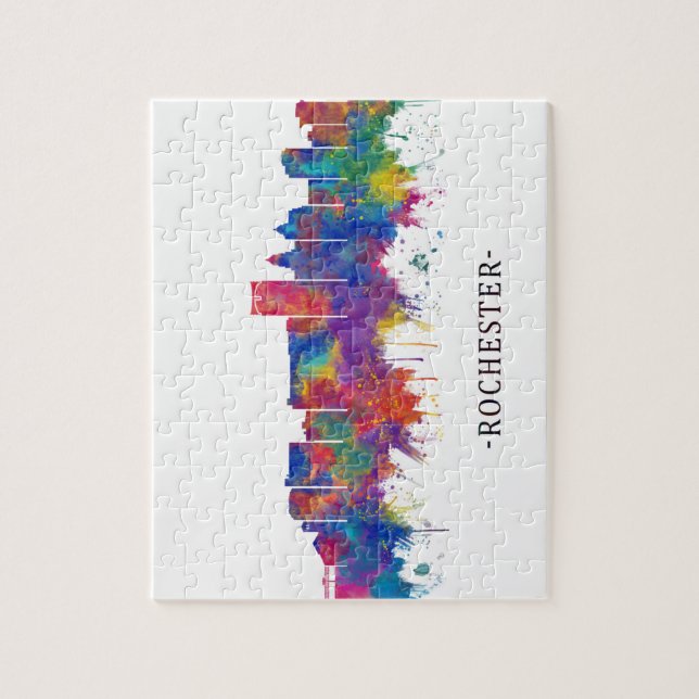 Puzzle Rochester Minnesota Skyline (Vertical)