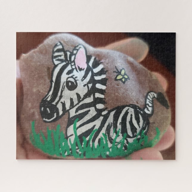 Puzzle Rock cebra pintado (Horizontal)