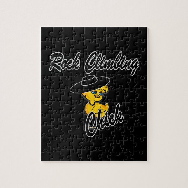Puzzle Rock Climbing Chick #4 (Vertical)