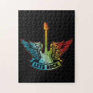 Puzzle Rock Legend Rock and Roll Music Guitar