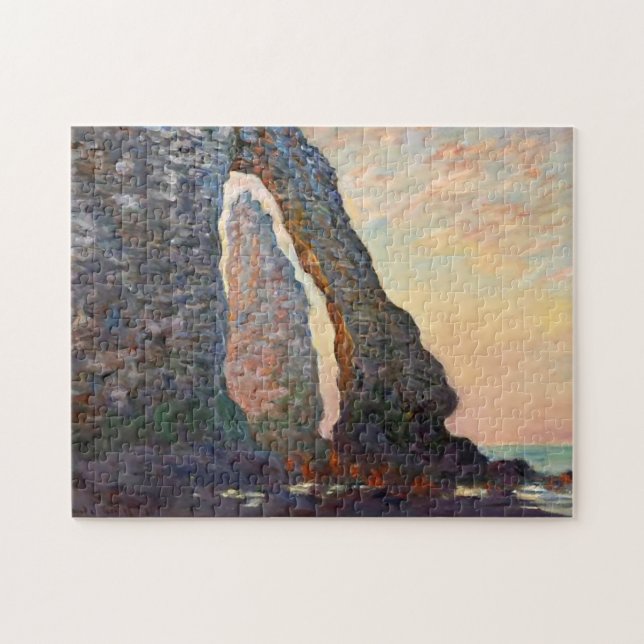 Puzzle Rock Needle & Porte d'Aval Monet Bella Artes (Horizontal)