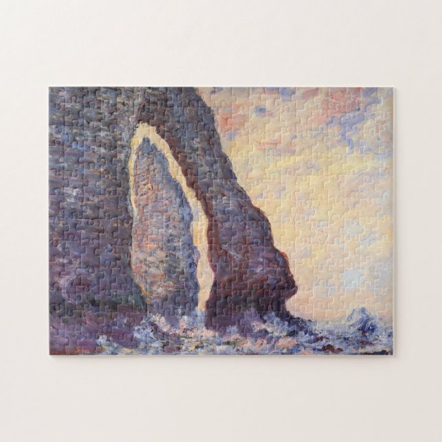 Puzzle Rock Needle & Porte d'Aval Monet Bella Artes (Horizontal)