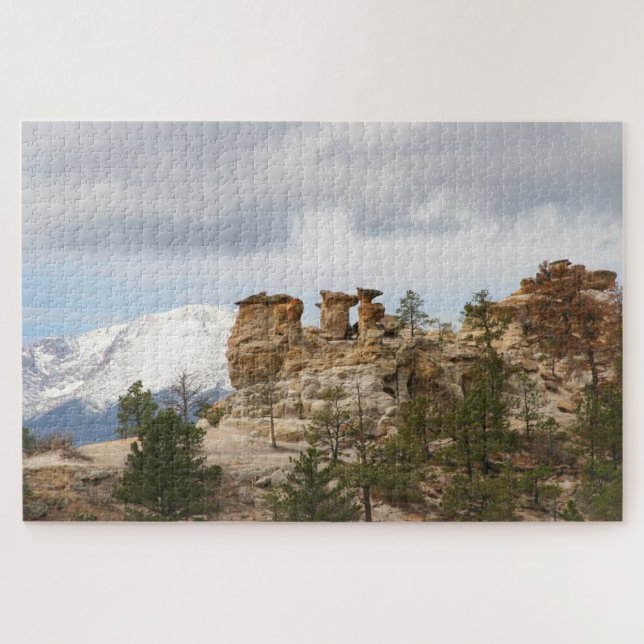 Puzzle Rock púlpito con pico de los piques (Horizontal)