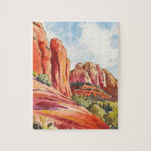 Puzzle Rock Rojo, Sedona, Arizona, arte moderno