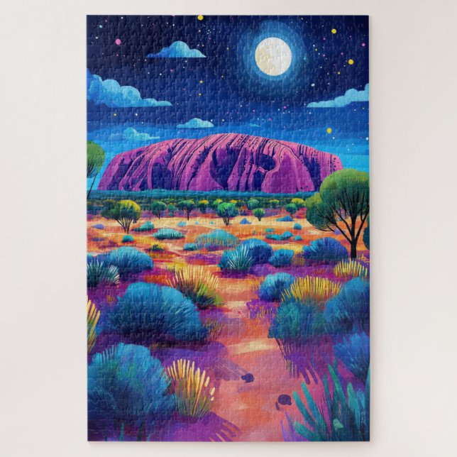 Puzzle Rock Uluru o Ayers, Australia. (Vertical)