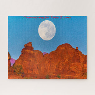 Puzzle Rock Utah Windows. Saludos de Navidad