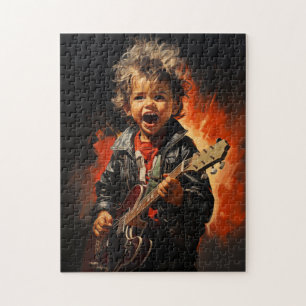 Puzzle Rock y roll kid